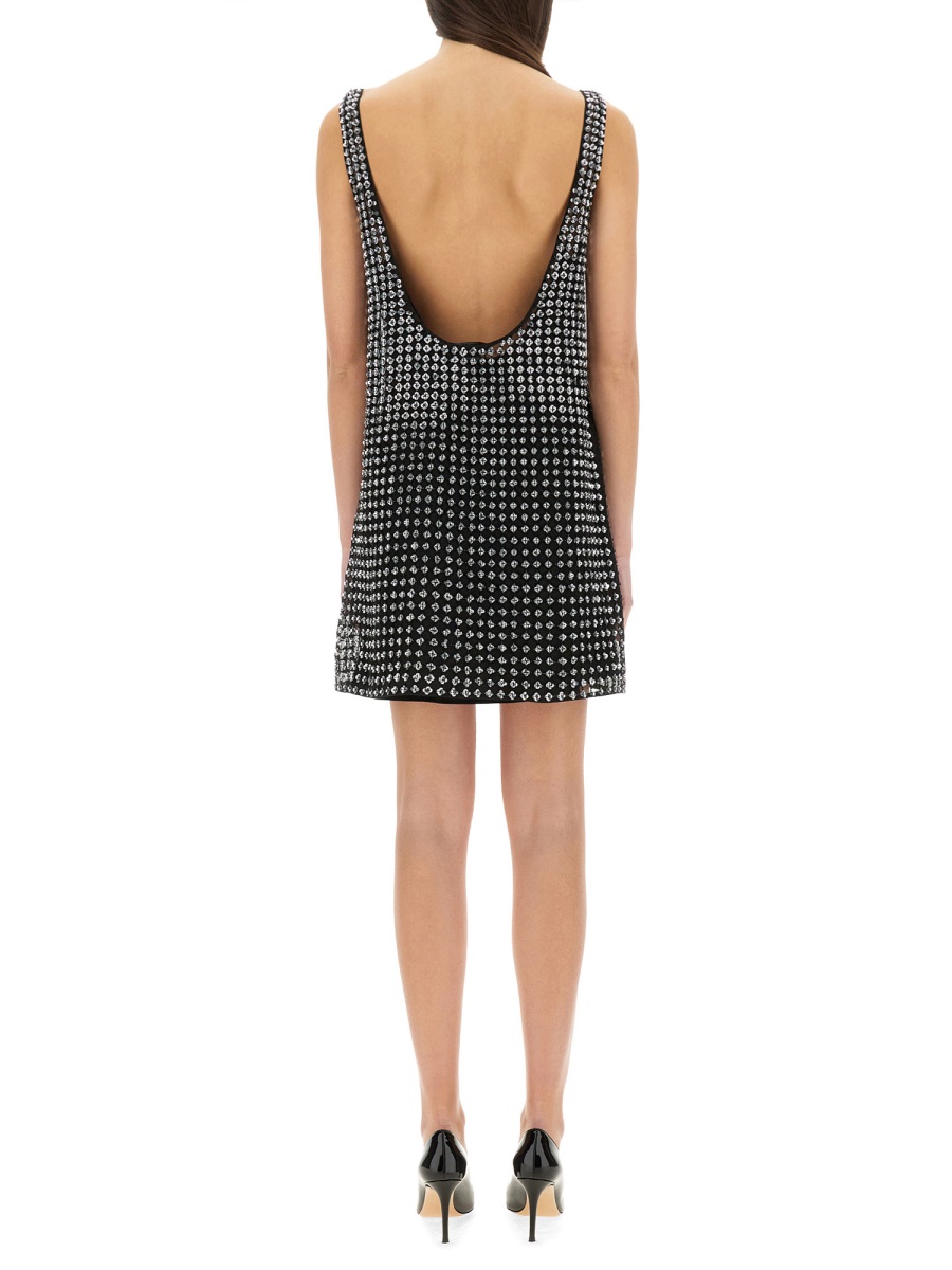 Max Mara "Rita" Short Dress Grijs