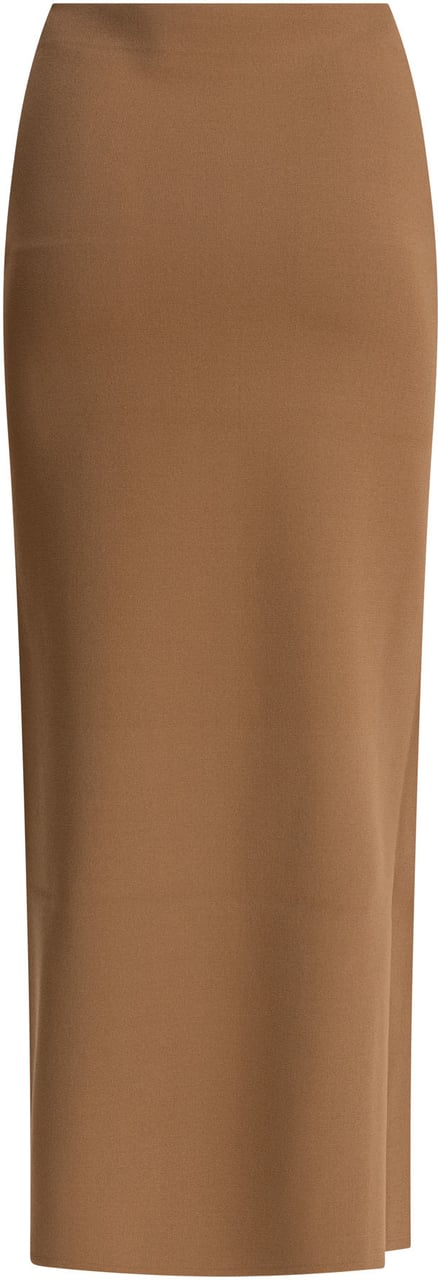 Max Mara Viscose crepe skirt Bruin