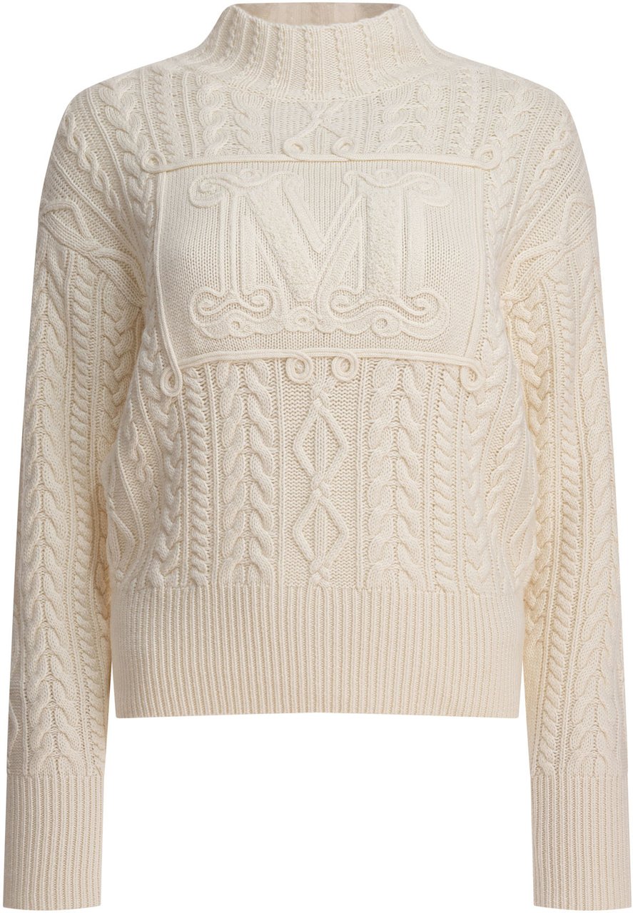 Max Mara Wool and cashmere sweater Wit