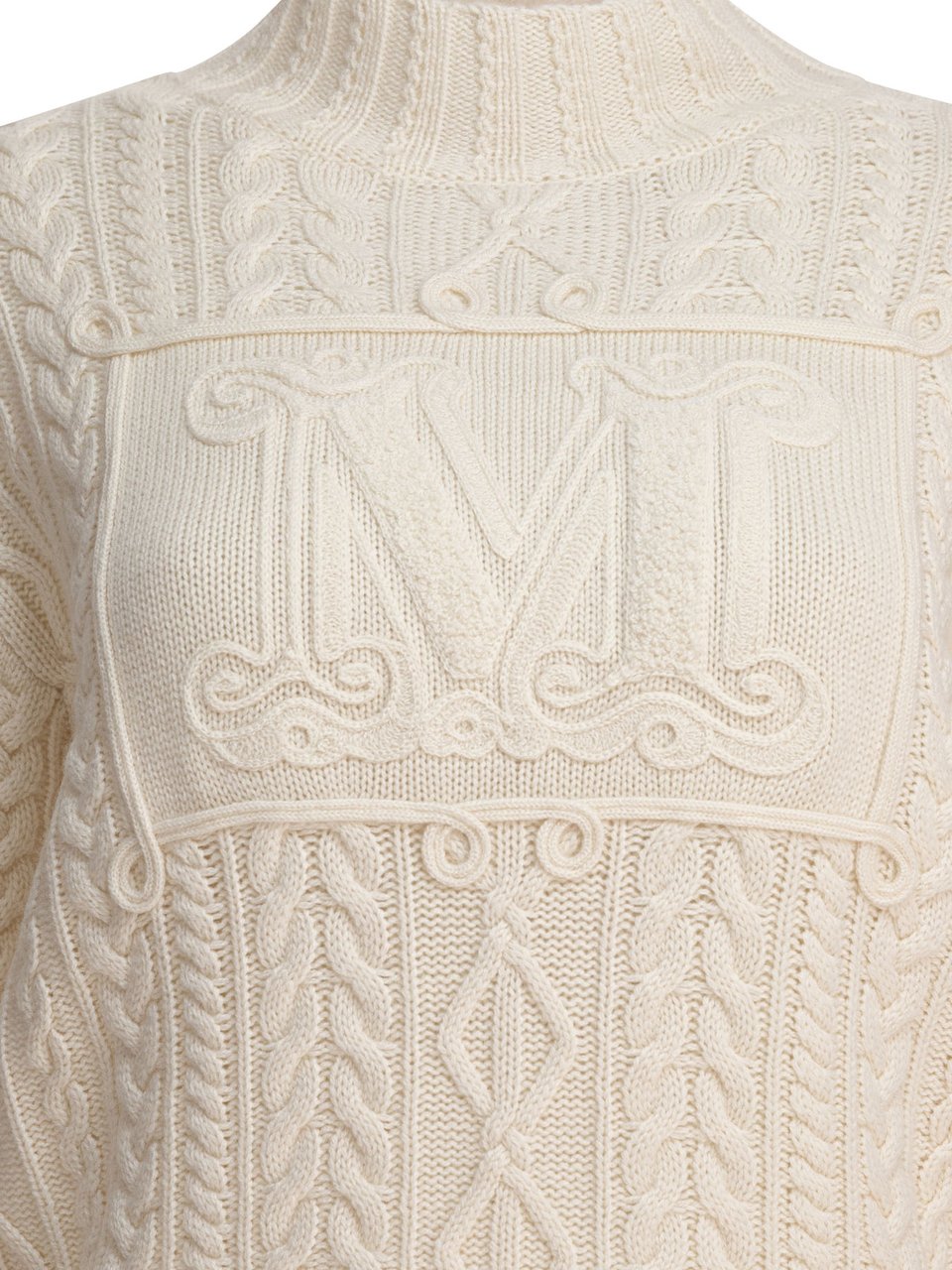 Max Mara Wool and cashmere sweater Wit
