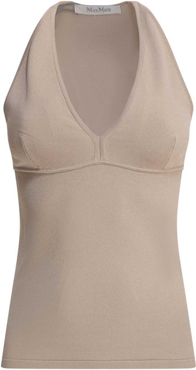 Max Mara Viscose top Beige