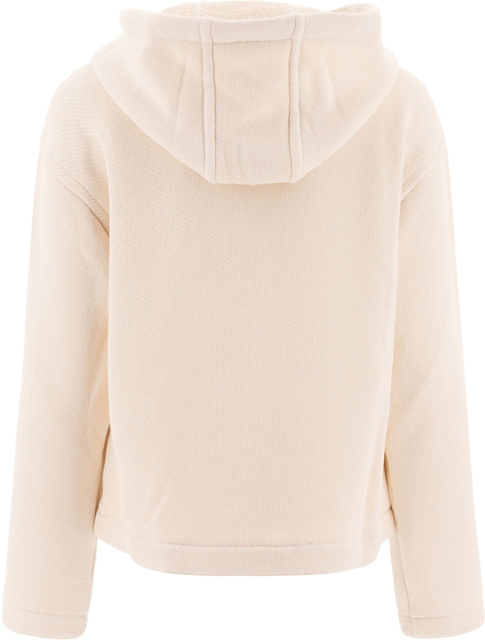 Max Mara Hoodie with embroidered logo Wit