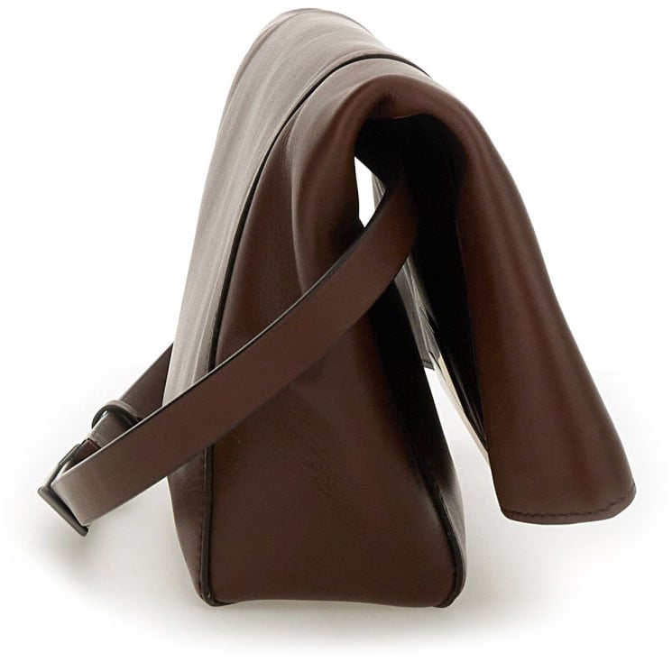 Max Mara Medium Clutch with Clasp Closure in Calf Leather Zwart