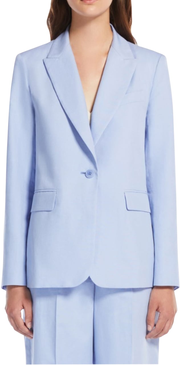 Max Mara Max Mara Weekend Blazers Lichtblauw 2515041062600 Blauw