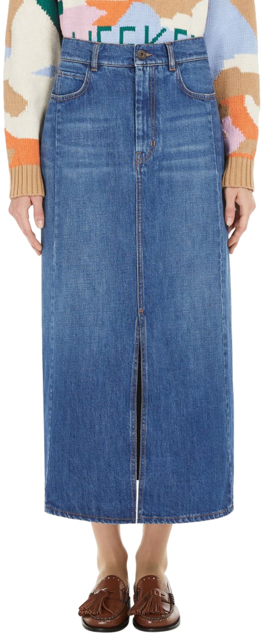 Max Mara Skirts Blue Blauw