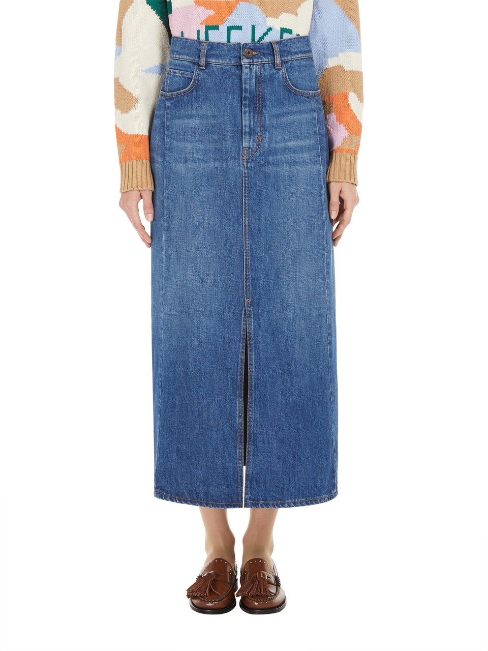 Max Mara Skirts Blue Blauw