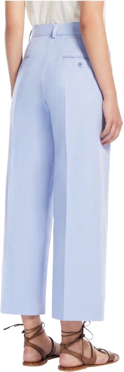 Max Mara Max Mara Weekend  Pantalons Lichtblauw 2515131032600 Blauw