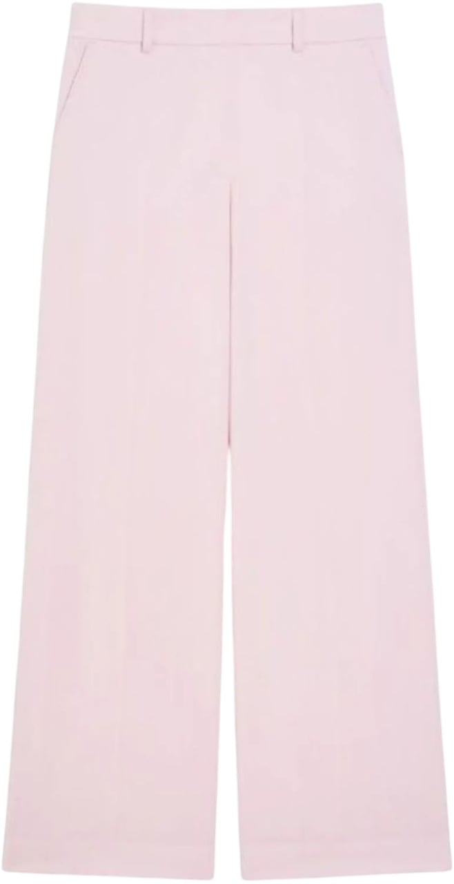 Max Mara Trousers Rose Berry Blauw