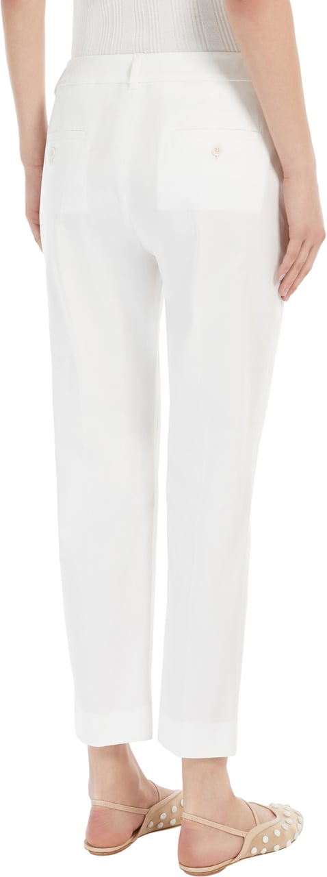 Max Mara Trousers White Wit
