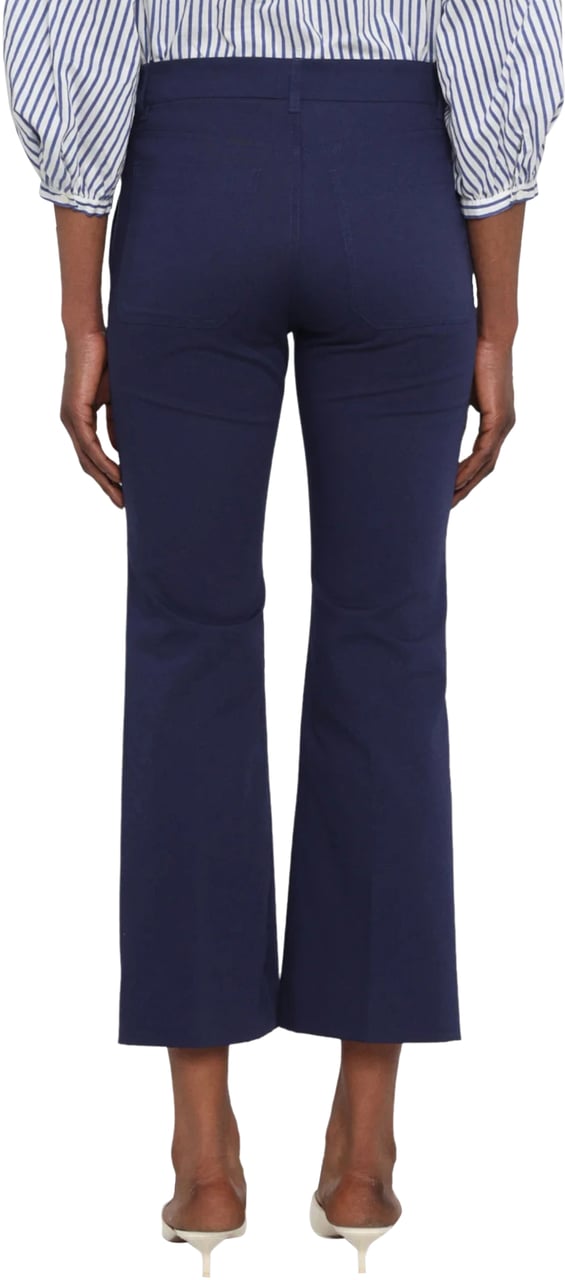 Max Mara Trousers Blue Blauw