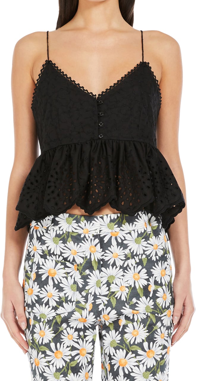 Max Mara Top Black Zwart