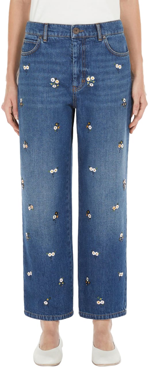 Max Mara Jeans Blue Blauw