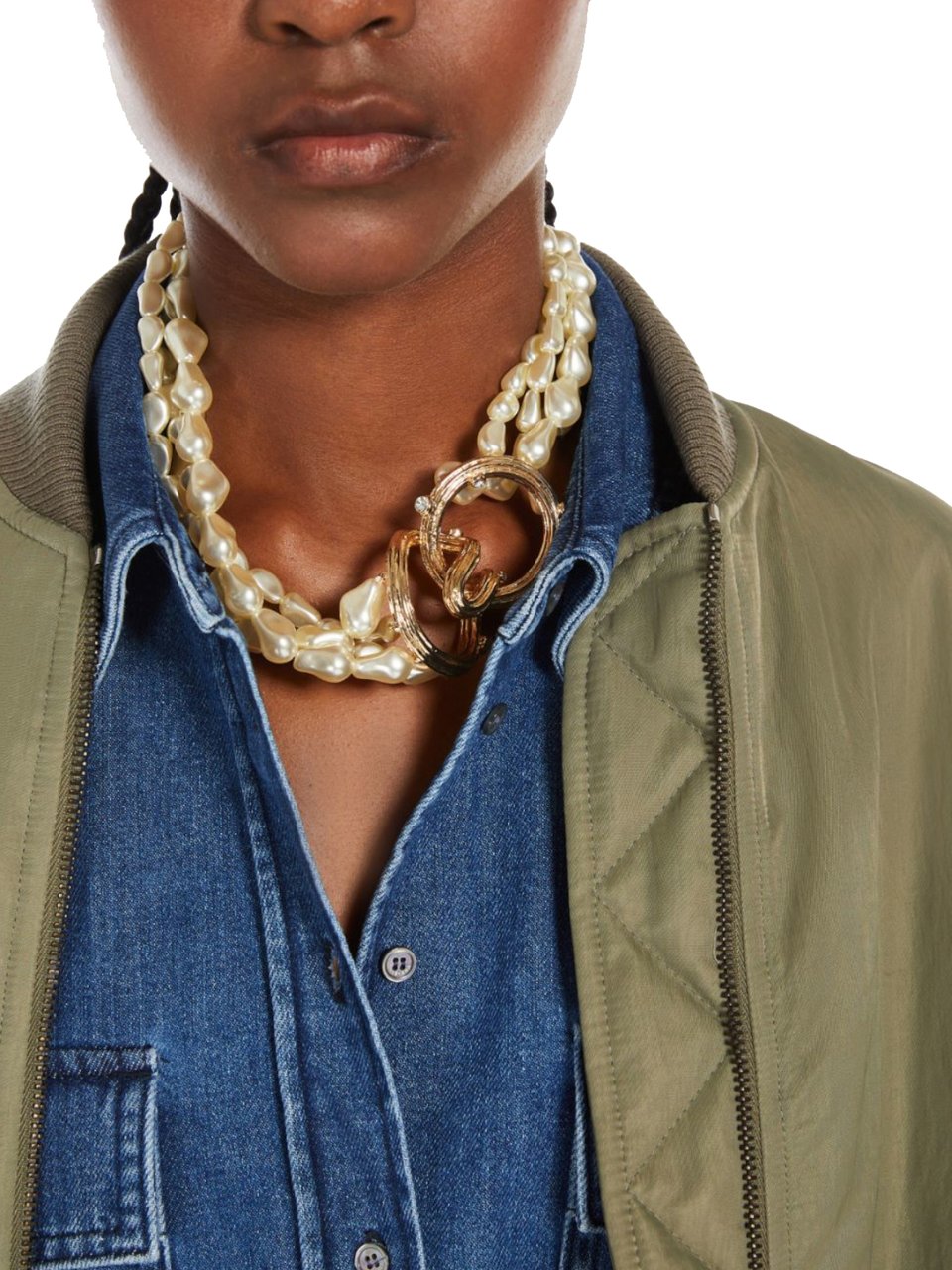 Max Mara Bijoux White Wit
