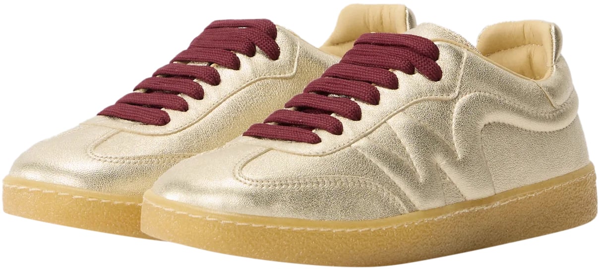 Max Mara Sneakers Golden Goud