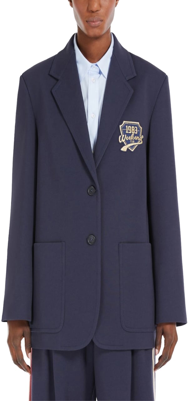 Max Mara Jackets Blue Blauw