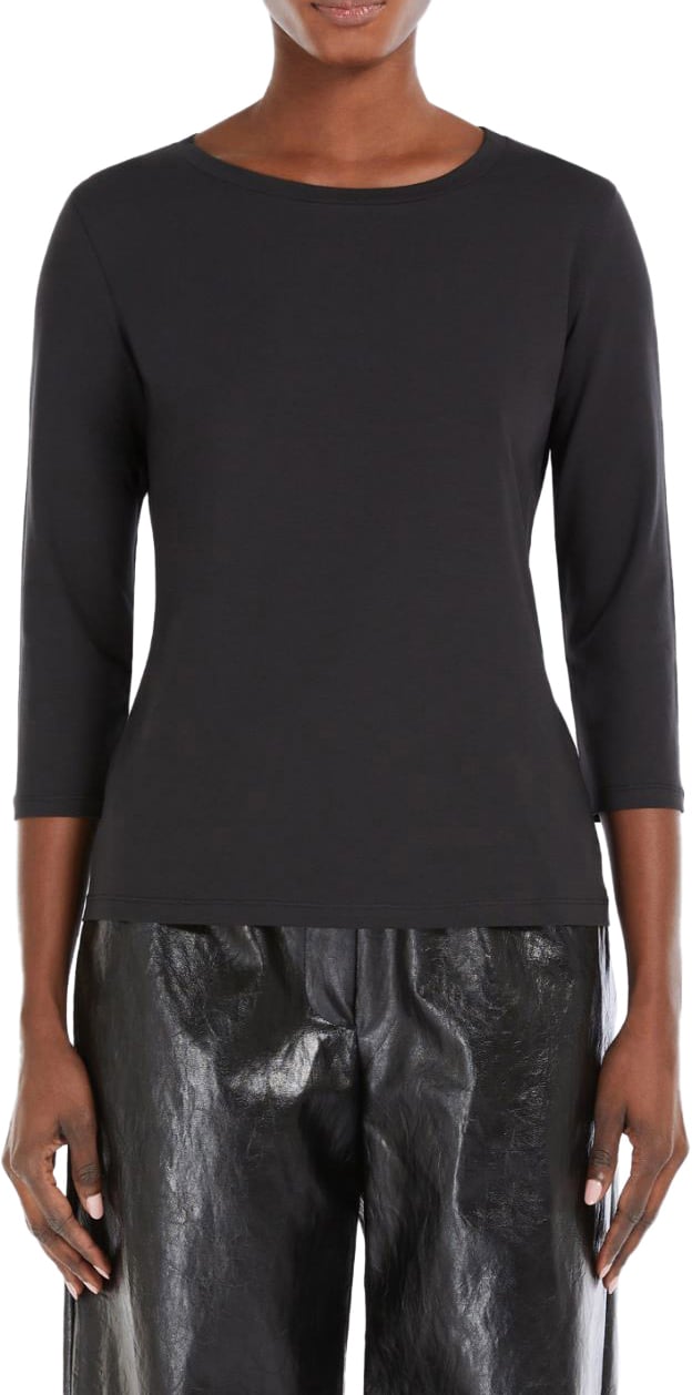 Max Mara T-Shirts And Polos Black Zwart