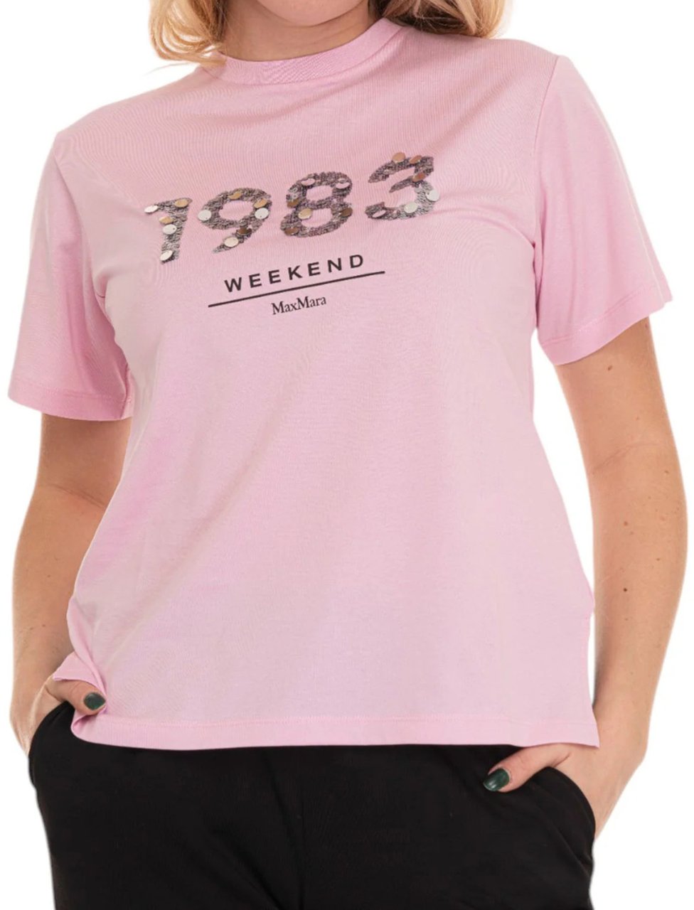 Max Mara T-Shirts And Polos Rose Berry Blauw