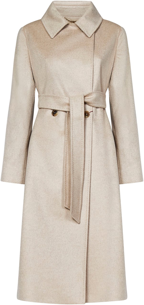 Max Mara Coats Dove Grey Grijs