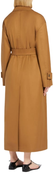 Max Mara Coats Ivory Wit