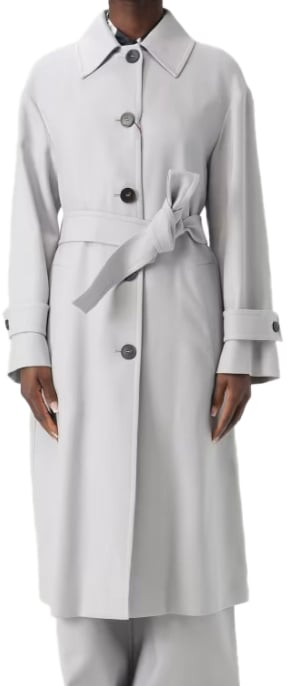 Max Mara Coats Grey Grijs