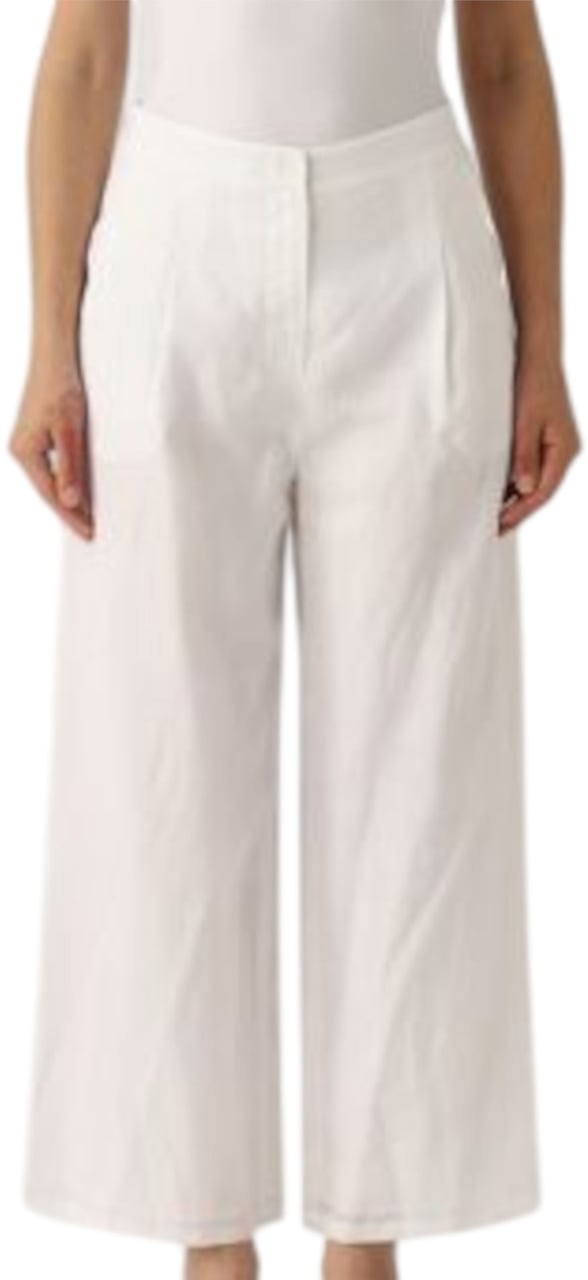Max Mara Trousers White Wit