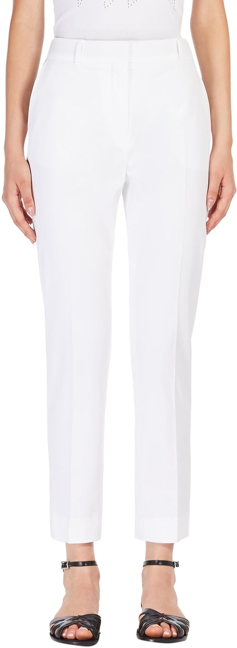 Max Mara Trousers White Wit