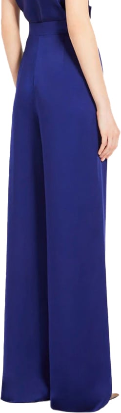 Max Mara Trousers Blue Blauw