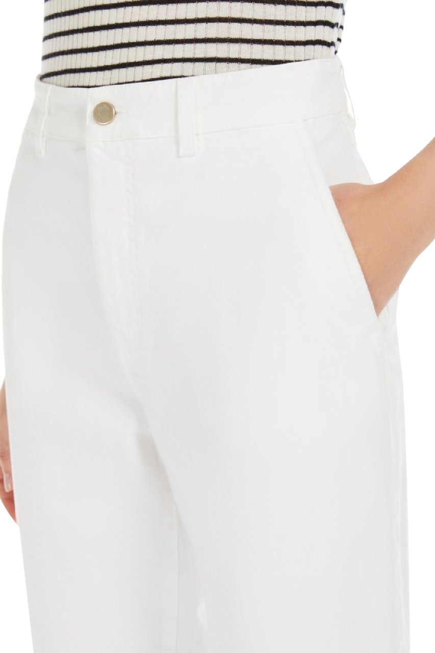 Max Mara Trousers White Wit
