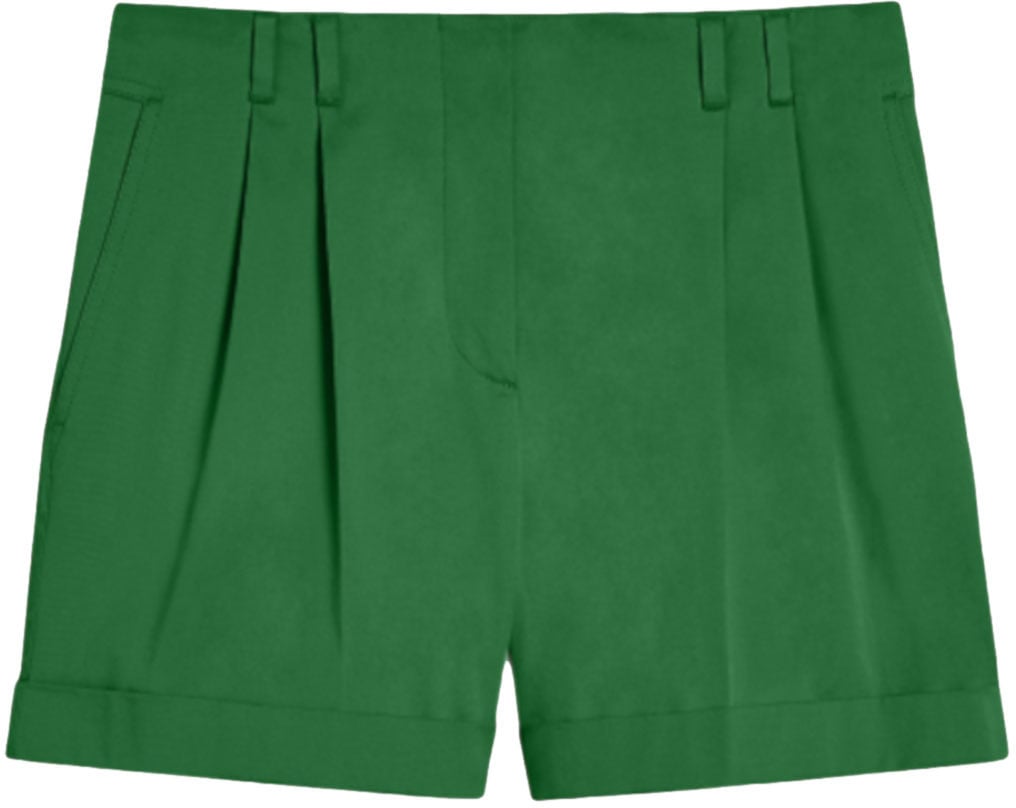 Max Mara Shorts Smeraldo Groen