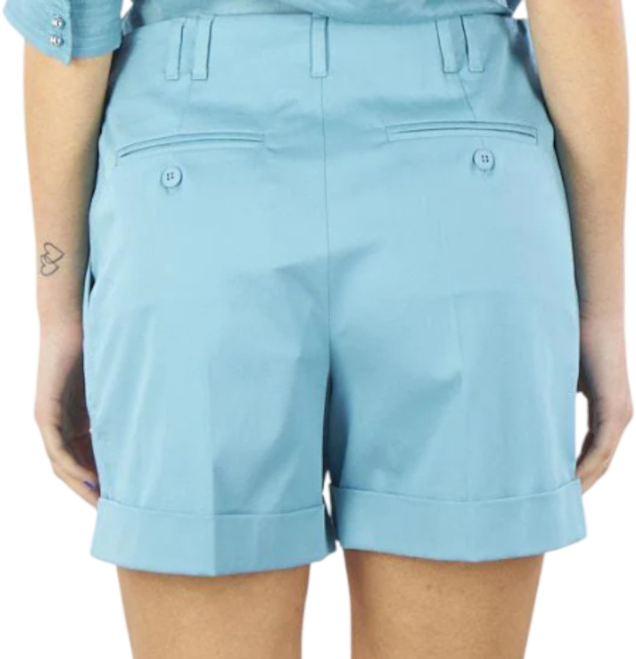 Max Mara Shorts Blue Blauw