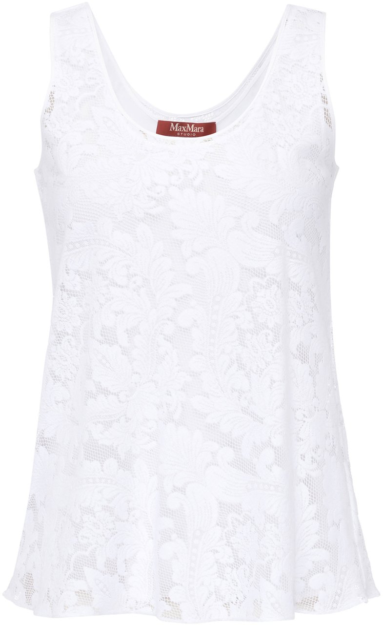 Max Mara Top White Wit
