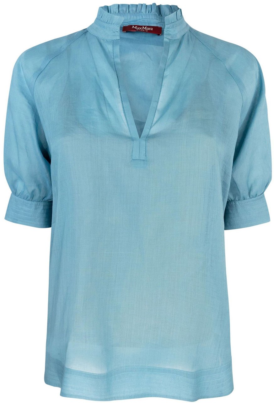 Max Mara Shirts Blue Blauw