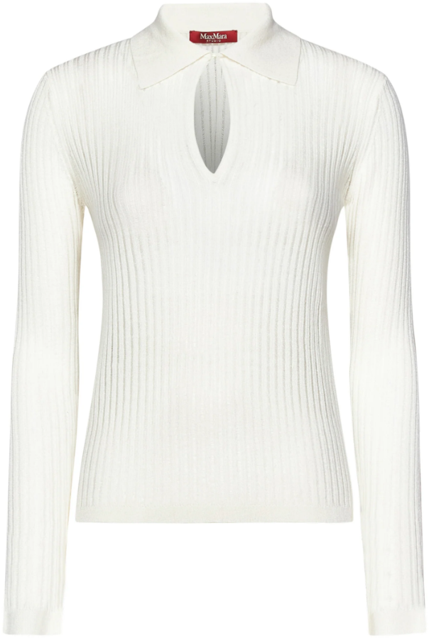 Max Mara Sweaters White Wit