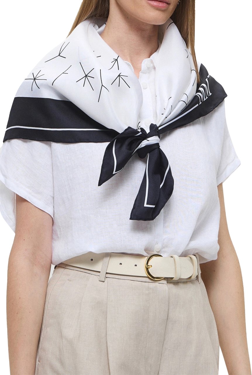 Max Mara Scarfs White Wit