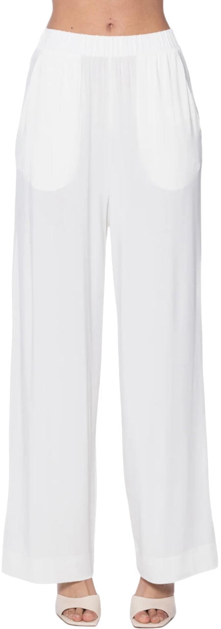 Max Mara Trousers White Wit