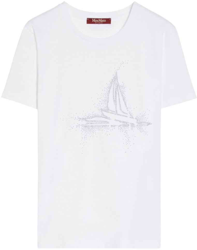 Max Mara T-Shirts And Polos White Wit