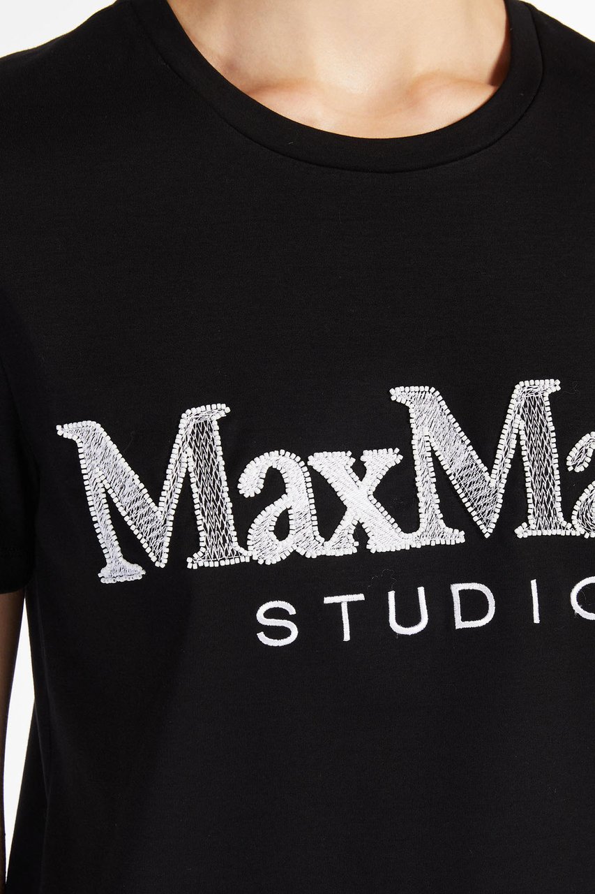 Max Mara T-Shirts And Polos Black Zwart