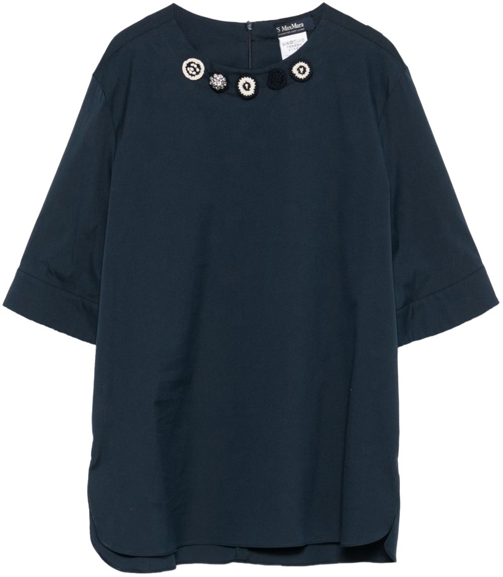 Max Mara Shirts Blue Blauw