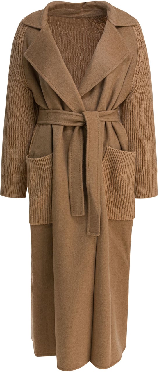 Max Mara Camel long coat Bruin