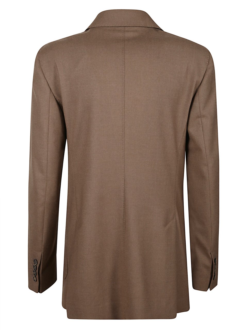 Max Mara Structured Double-Breasted Blazer With Wide Lapels Bruin