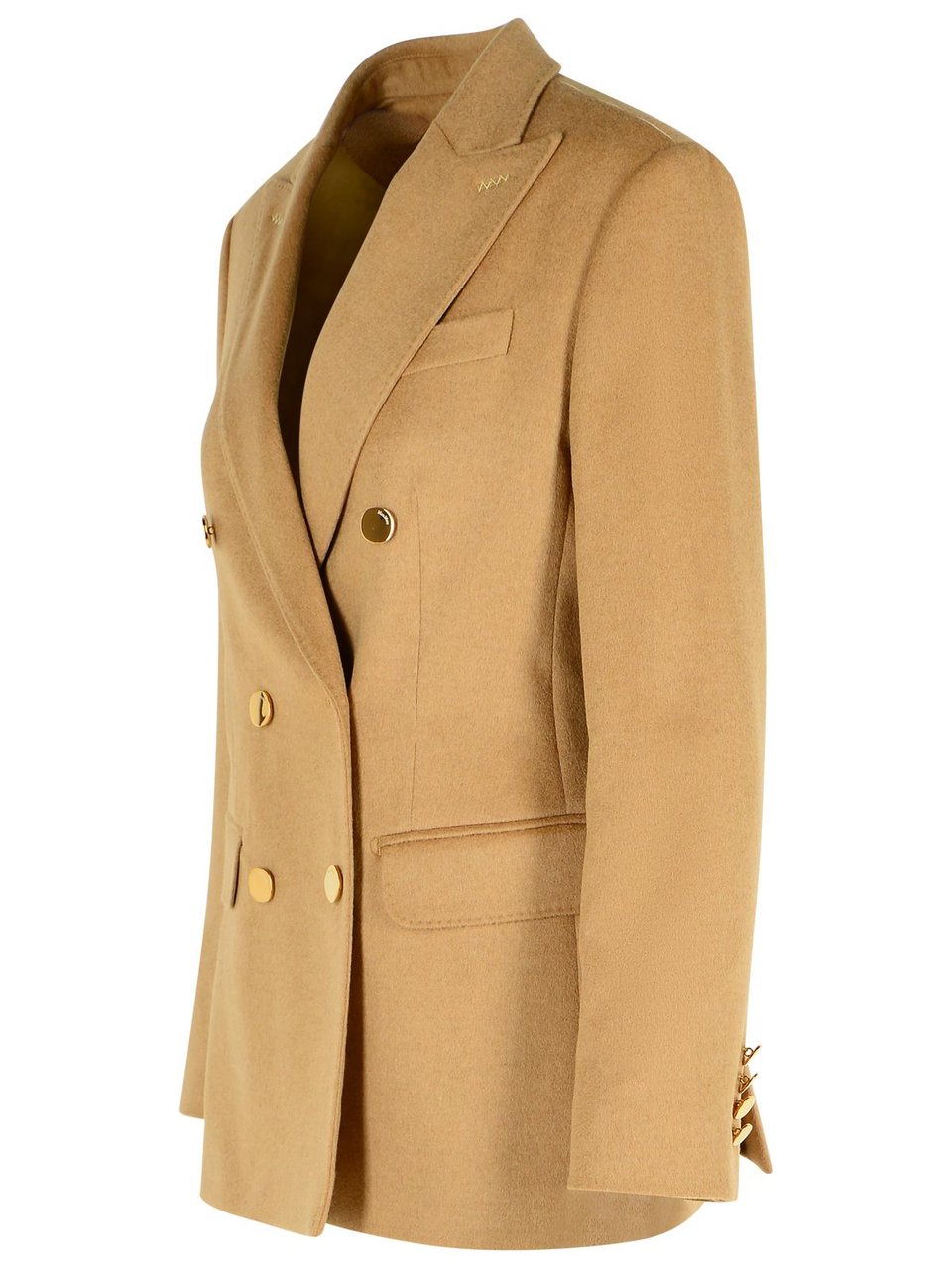 Max Mara 'Pesche' Beige Camel Blazer Bruin
