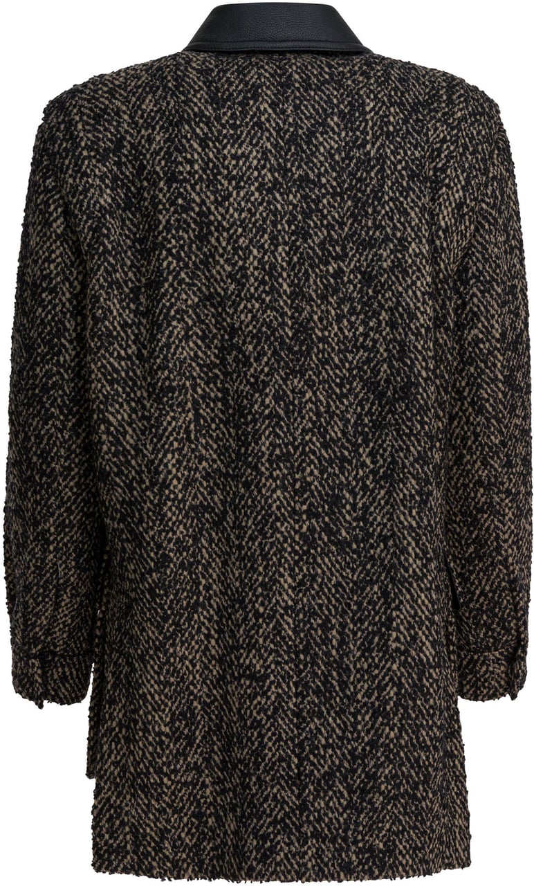 Max Mara Tweed wool coat Bruin