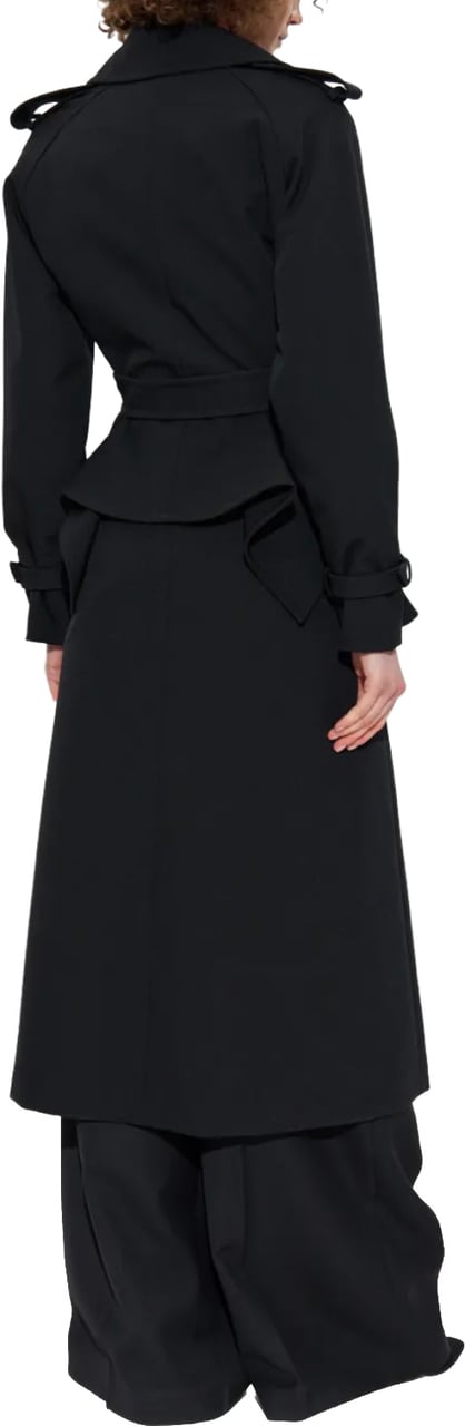 Max Mara Flavio Overcoat Black Zwart