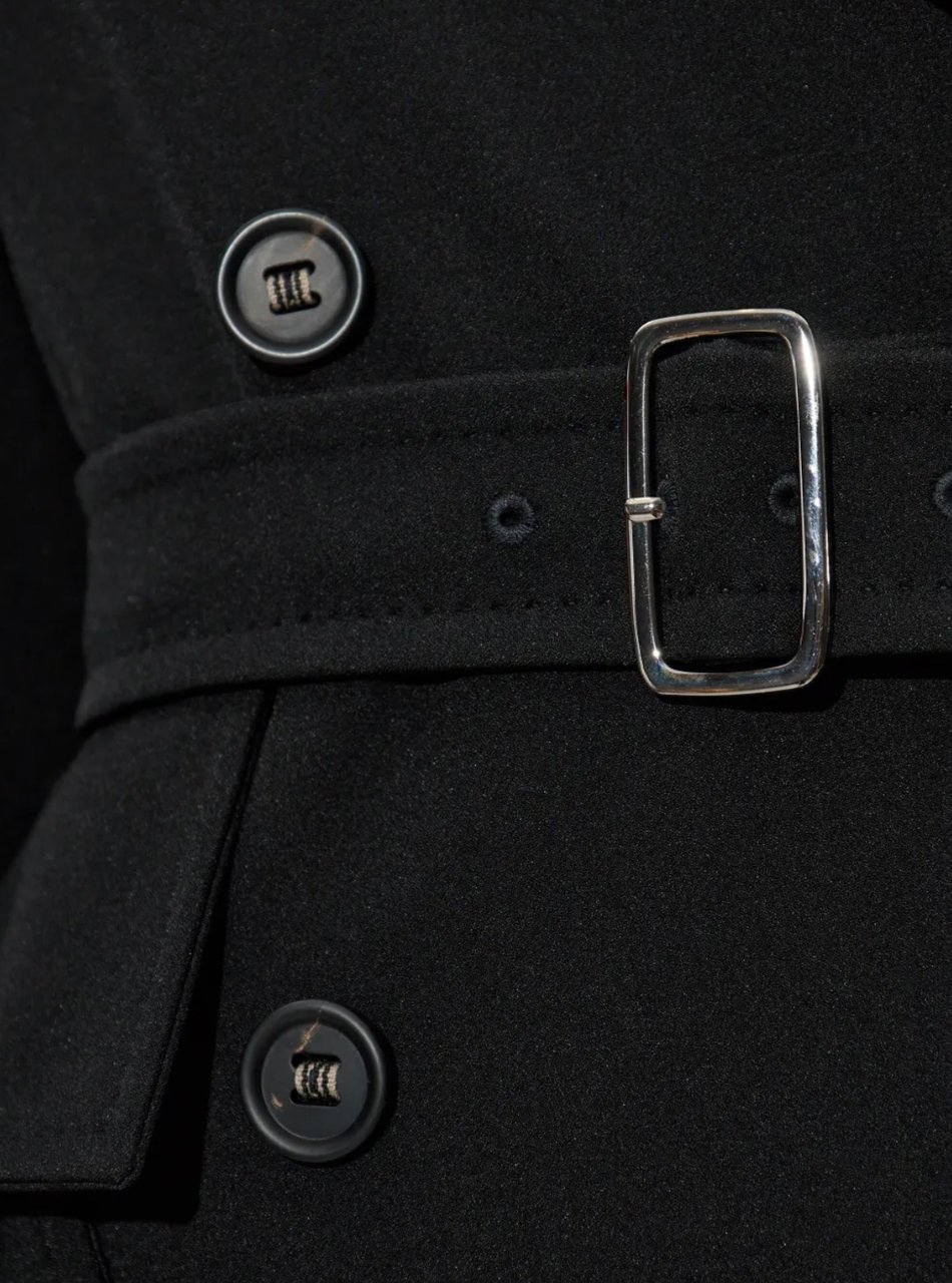 Max Mara Flavio Overcoat Black Zwart