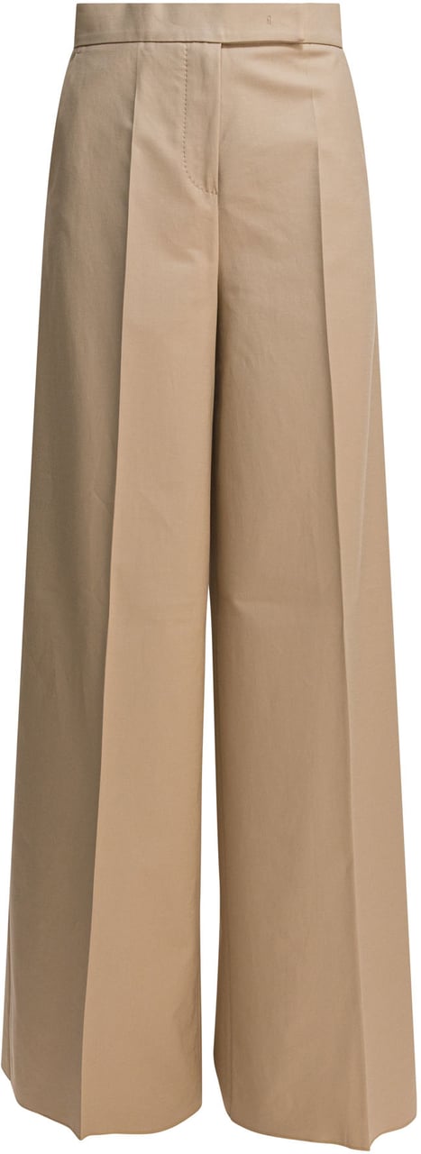 Max Mara Wide leg trousers Beige