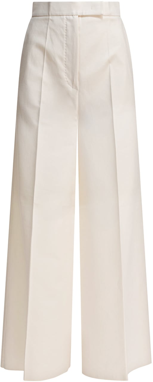 Max Mara Wide leg trousers Wit