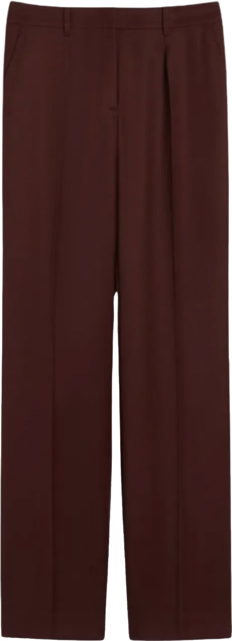 Max Mara Cannes Trousers Cherry Rood