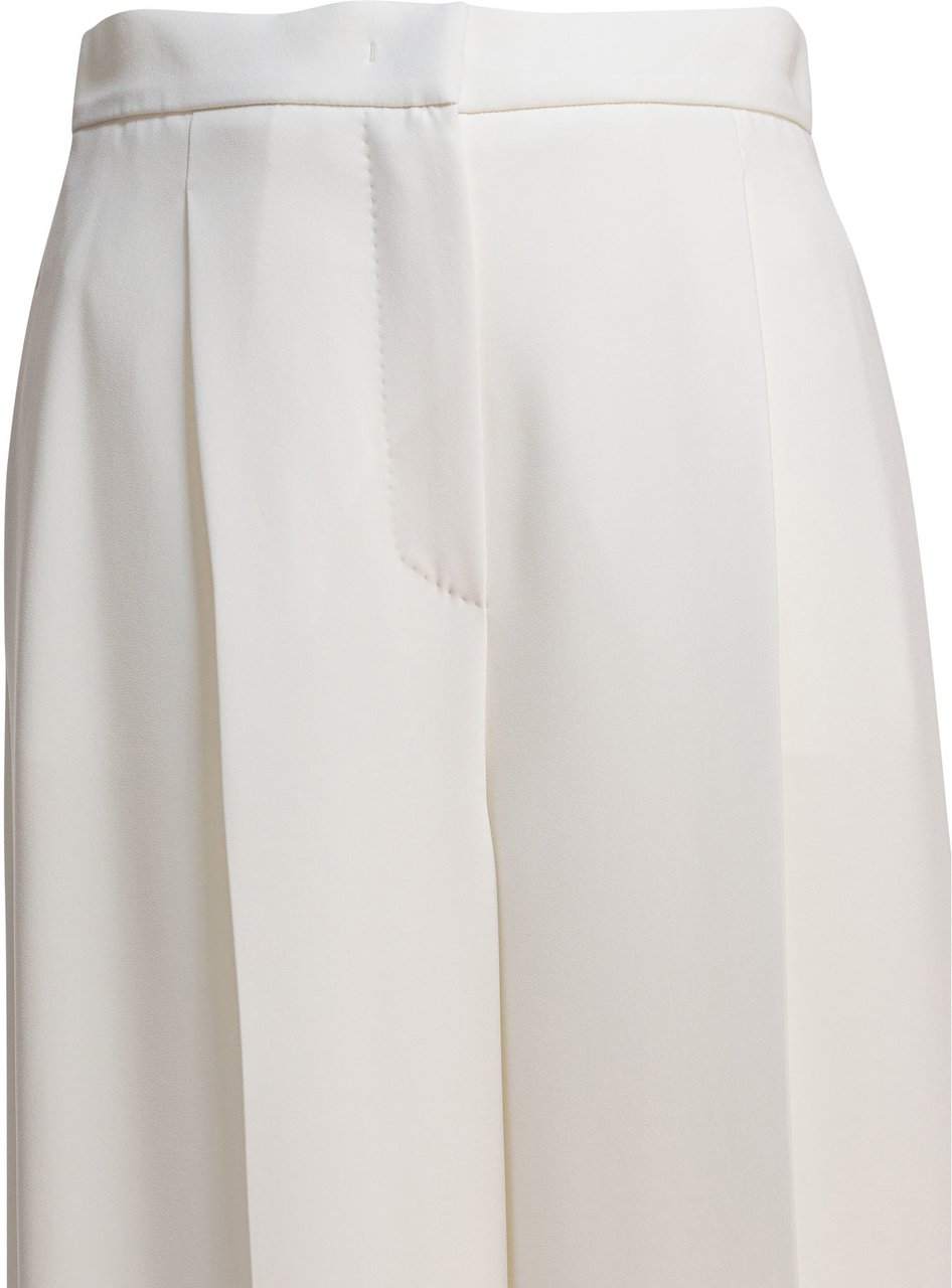 Max Mara Wide cady trousers Wit