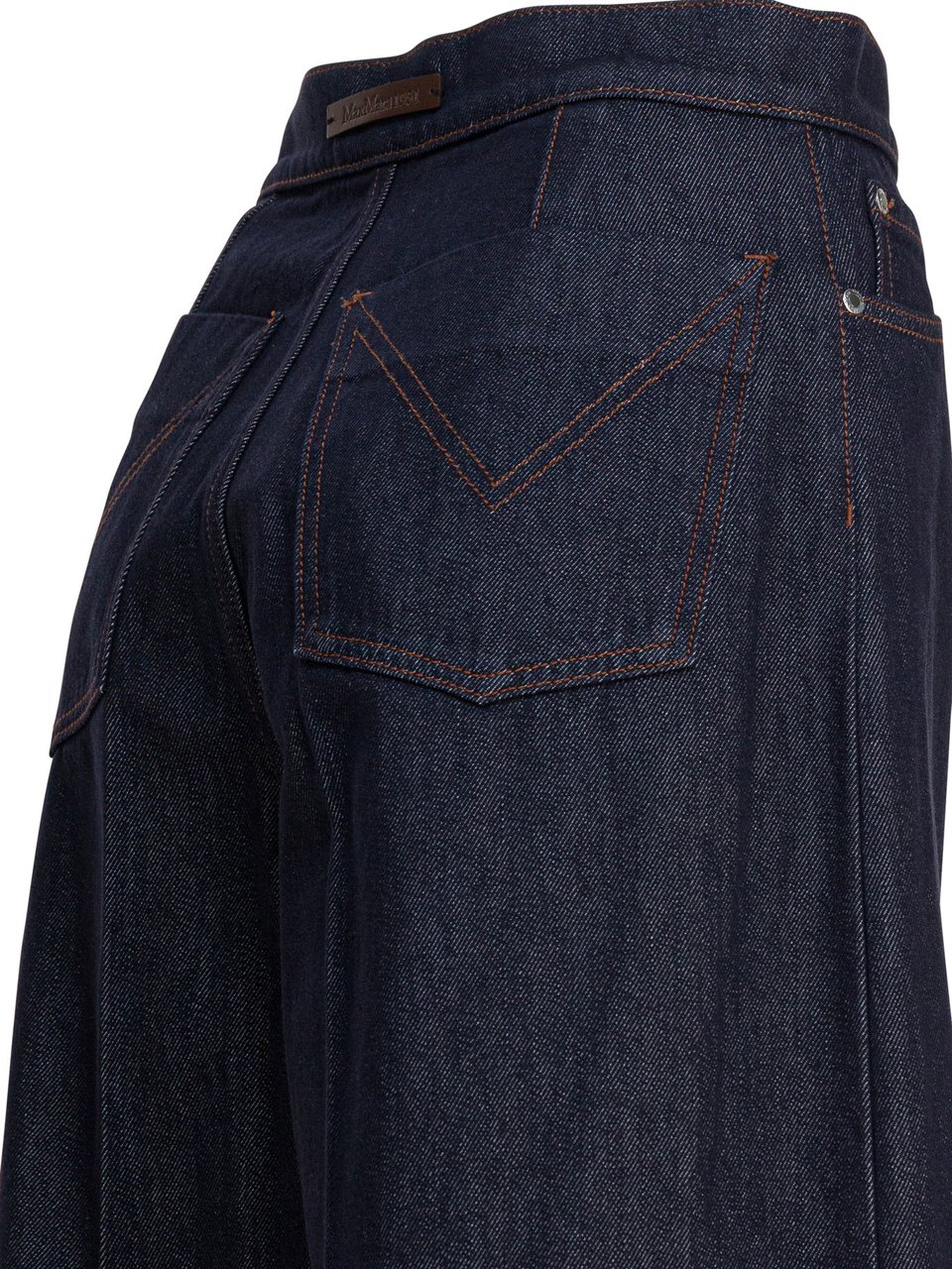 Max Mara Denim wide leg jeans Blauw