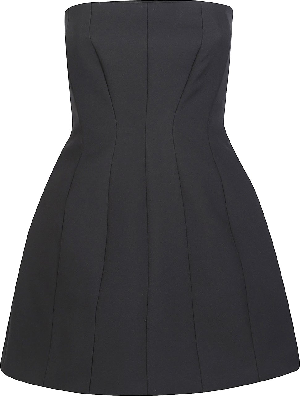Max Mara Betel Bustier Dress Black Zwart